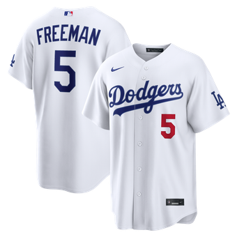 Men's Nike Freddie Freeman White Los Angeles Dodgers Home Stadium Jersey