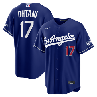 Men's Nike Shohei Ohtani Deep Royal Los Angeles Dodgers Alternate 2 Stadium Jersey