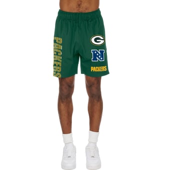 Men's New Era  Green Green Bay Packers Match Shorts