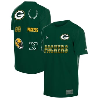 Men's New Era  Green Green Bay Packers Match T-Shirt