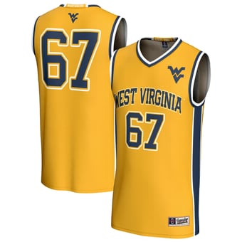 Youth GameDay Greats Gold West Virginia Mountaineers Lightweight Collegiate Basketball Fashion Jersey
