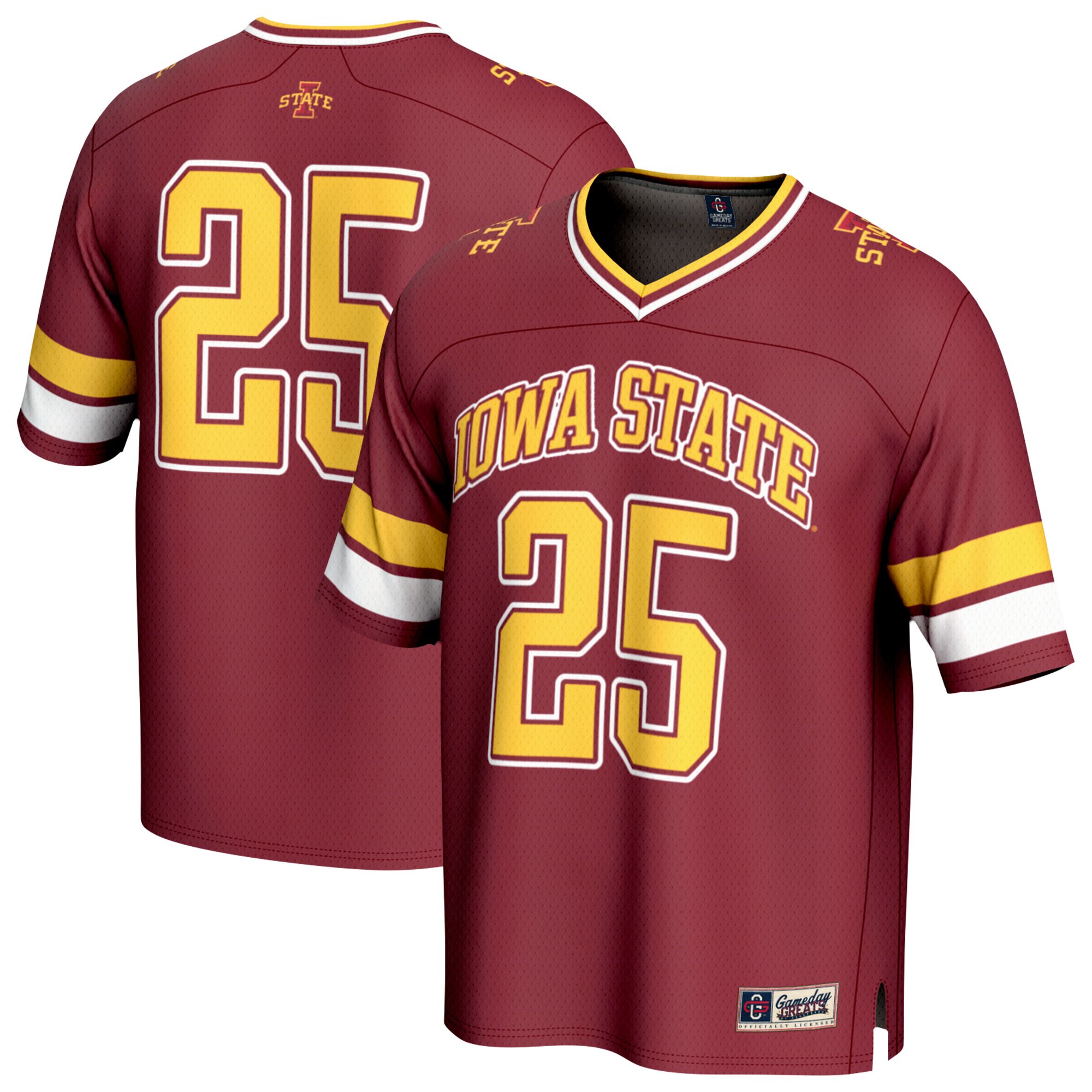 Youth GameDay Greats Cardinal Iowa State Cyclones Lightweight Collegiate Football Fashion Jersey