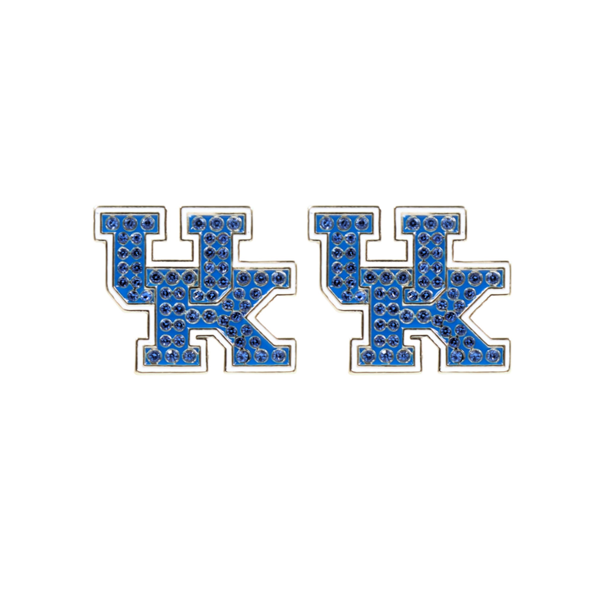 Brianna Cannon Kentucky Wildcats Pavé Logo Stud Earrings