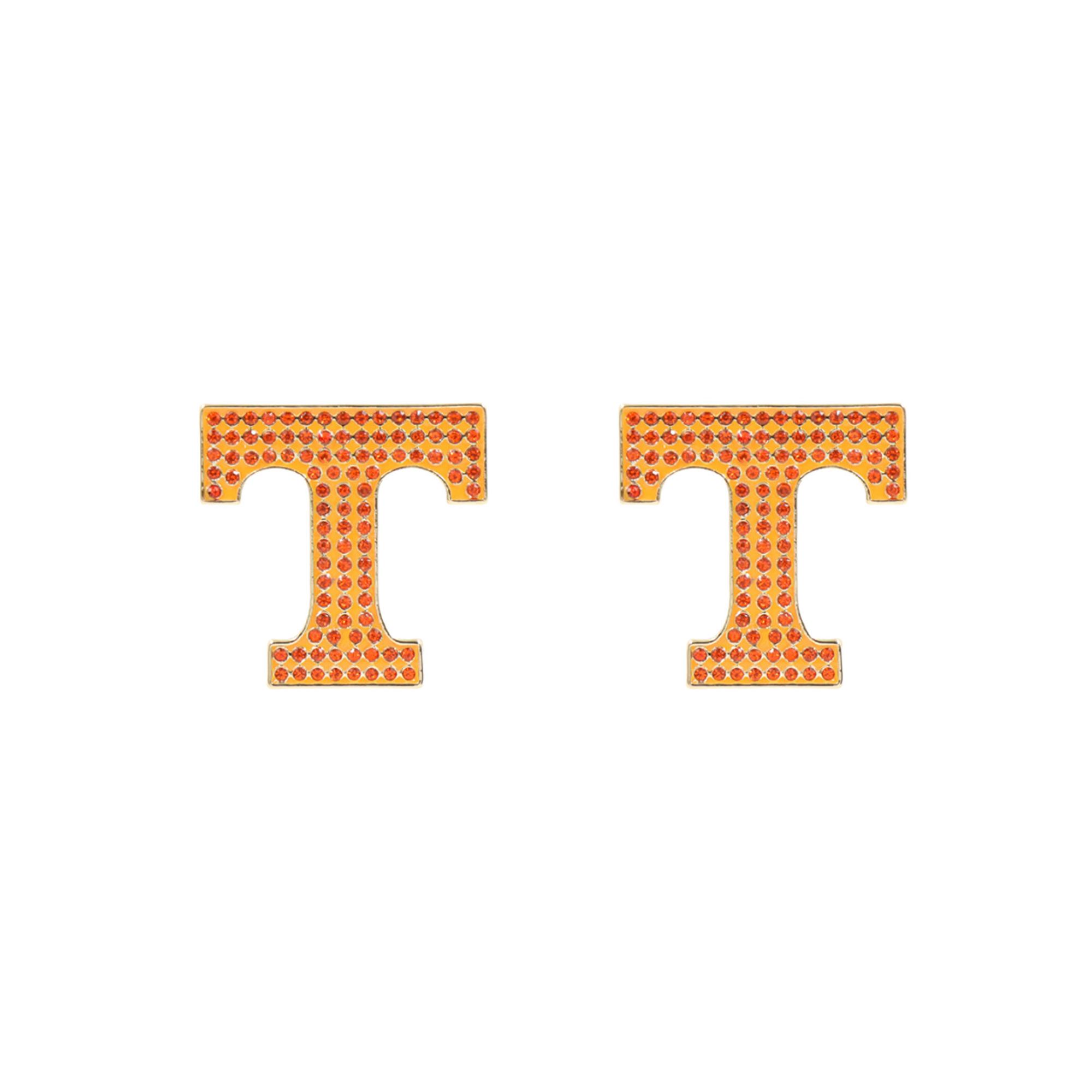 Brianna Cannon Tennessee Volunteers Pavé Logo Stud Earrings Brianna Cannon Tennessee Volunteers Pavé Logo Stud Earrings