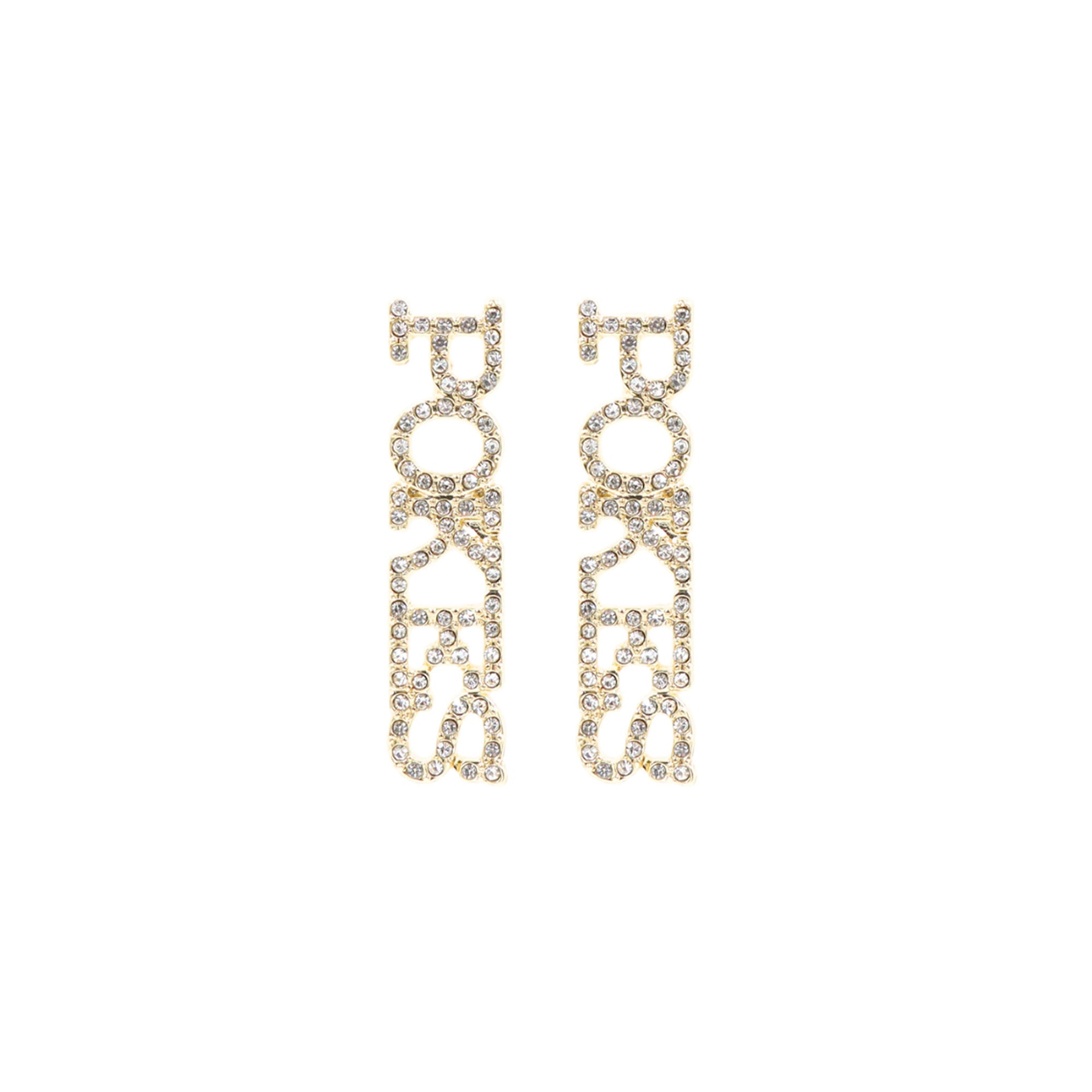 Brianna Cannon Oklahoma State Cowboys Pokes Pavé Rhinestone Studs