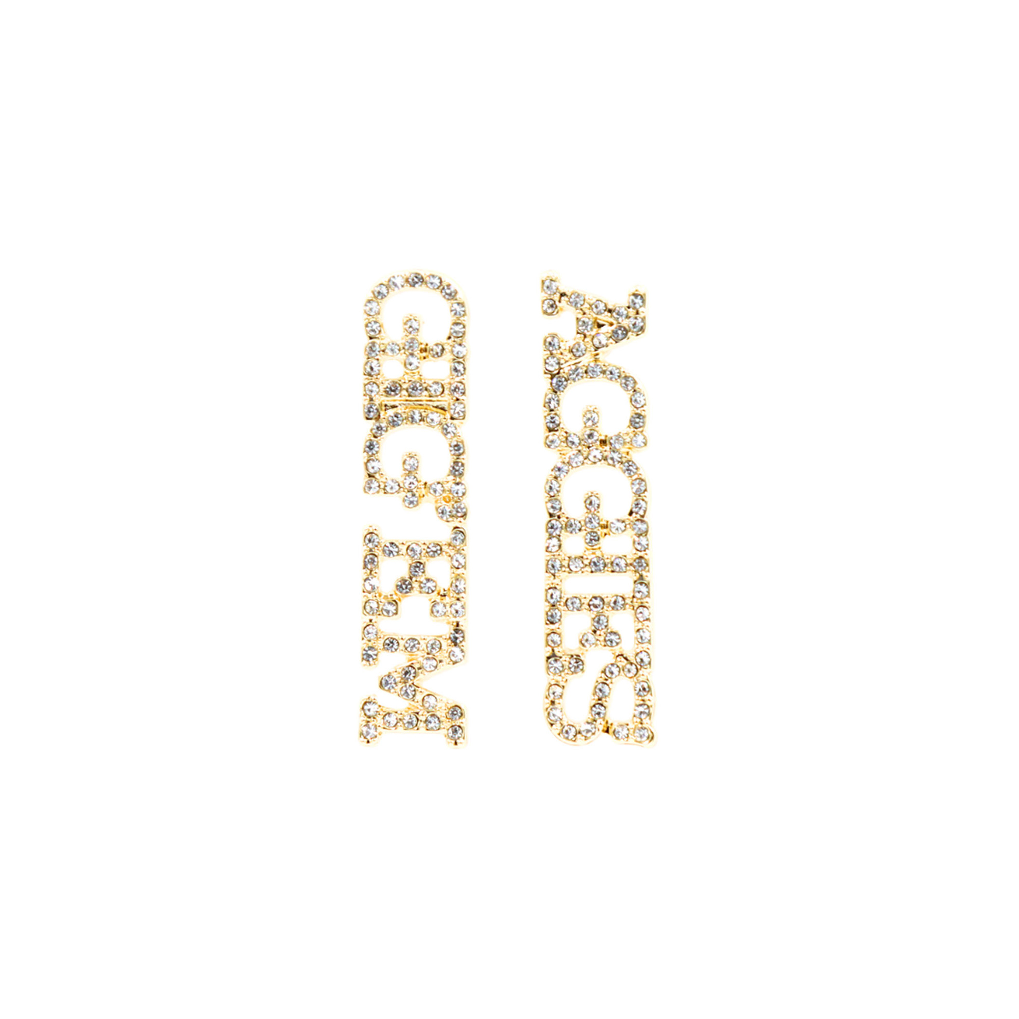 Brianna Cannon Texas A&M Aggies Gig'em Aggies Pavé Rhinestone Studs