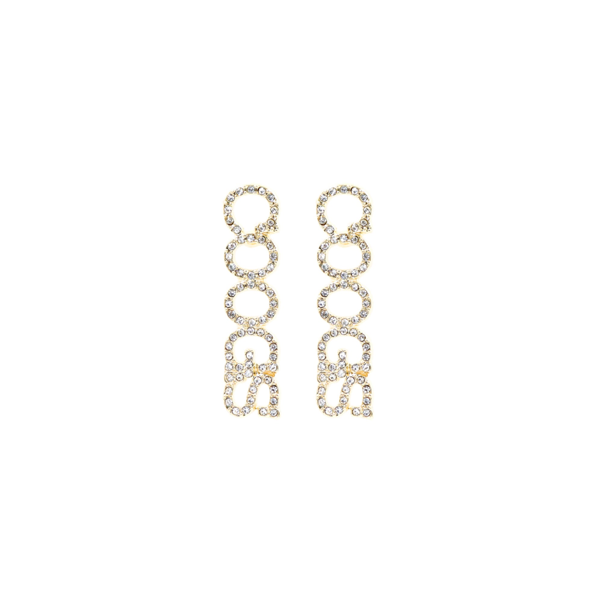 Brianna Cannon Houston Cougars Coogs Pavé Rhinestone Studs