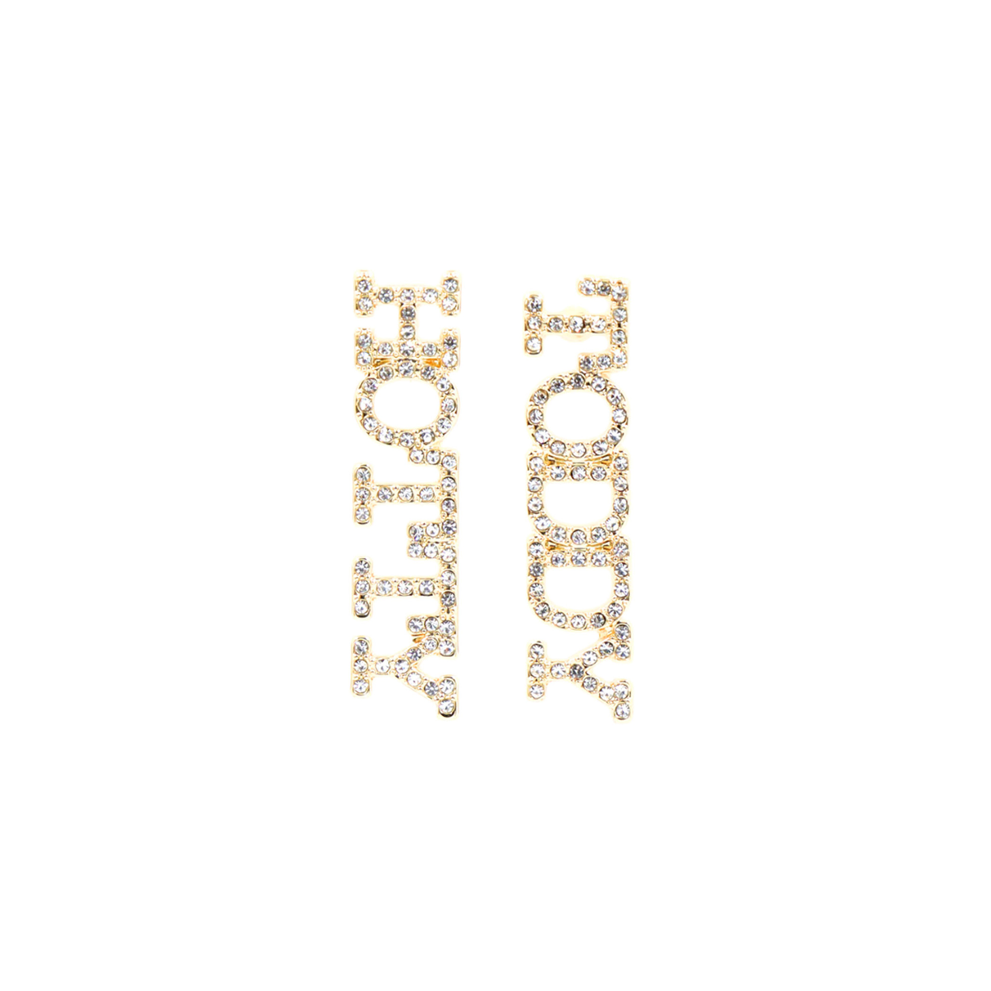Brianna Cannon Ole Miss Rebels Hotty Toddy Pavé Rhinestone Studs