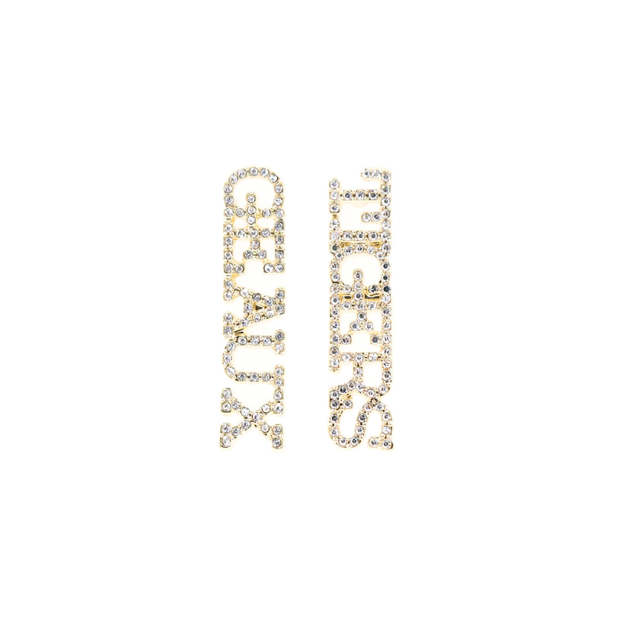 Brianna Cannon LSU Tigers Geaux Tigers Pavé Rhinestone Studs