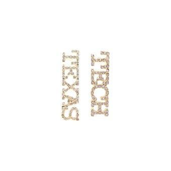 Brianna Cannon Texas Tech Red Raiders Pavé Rhinestone Studs