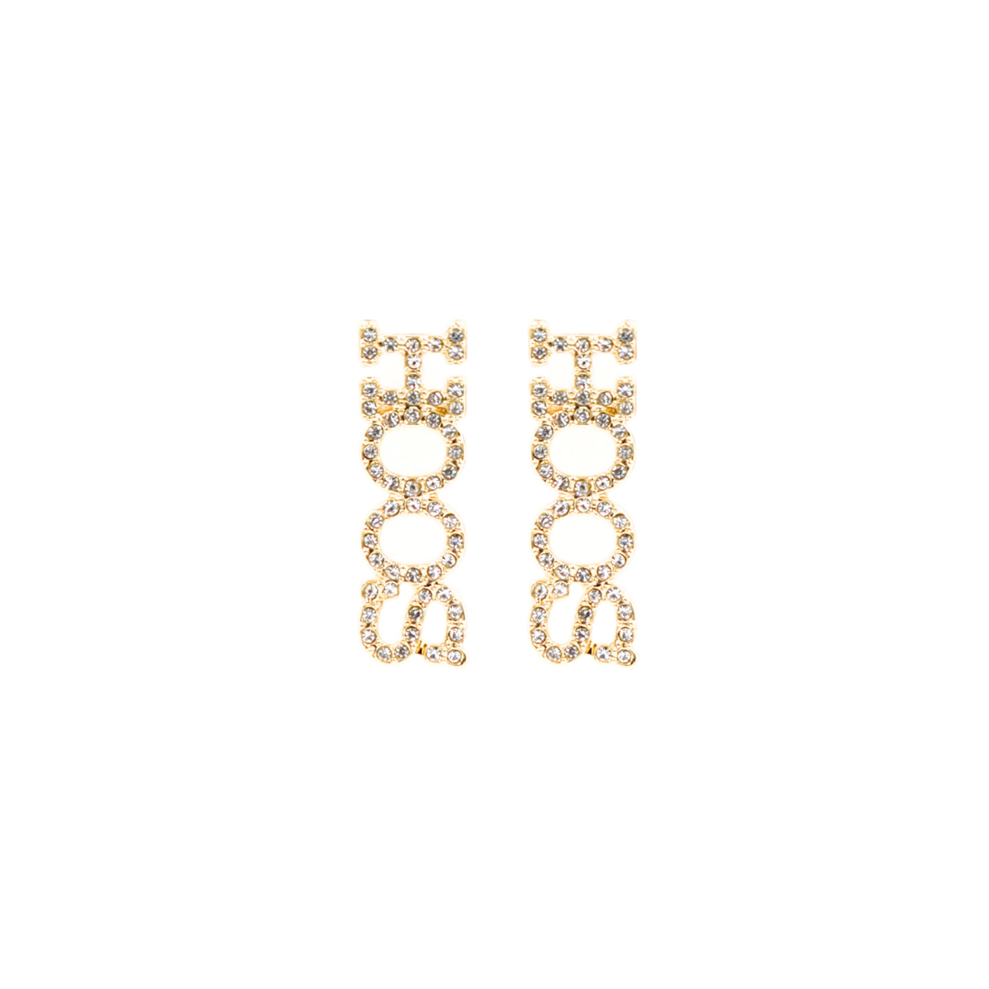 Brianna Cannon Virginia Cavaliers Hoos Pavé Rhinestone Studs