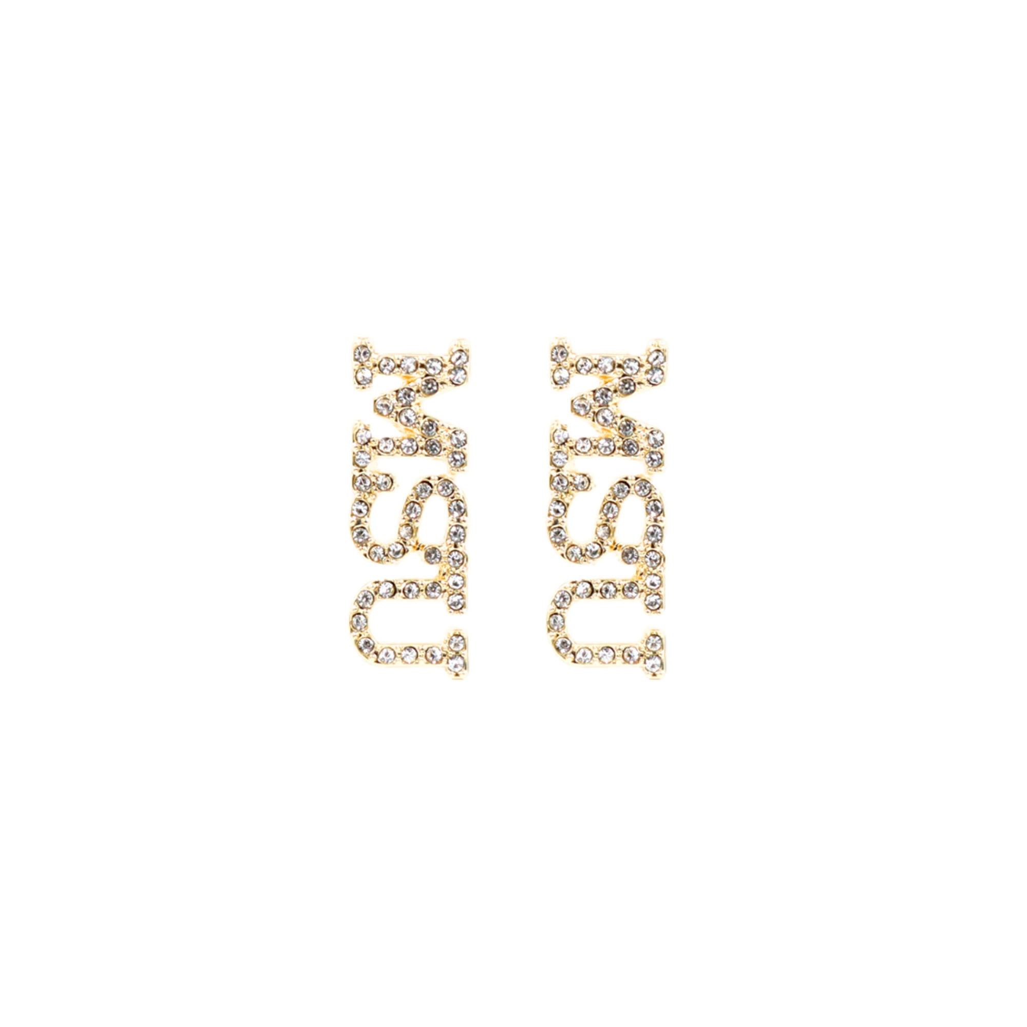 Brianna Cannon Michigan State Spartans Pavé Rhinestone Studs