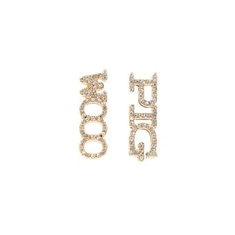 Brianna Cannon Arkansas Razorbacks Wooo Pig Pavé Rhinestone Studs