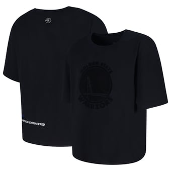 Men's Protege Black Golden State Warriors Eco-Poly Interlock Fashion Tonal T-Shirt