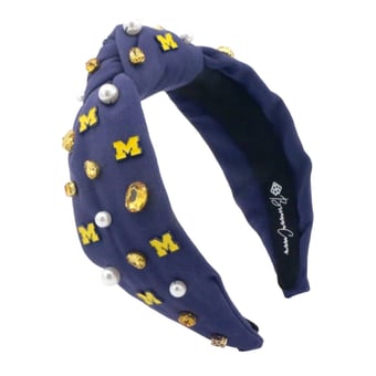 Brianna Cannon Michigan Wolverines Logo Headband