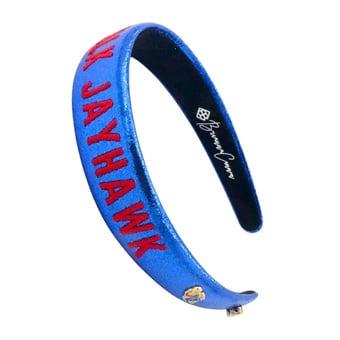 Brianna Cannon Kansas Jayhawks Thin Embroidered Headband