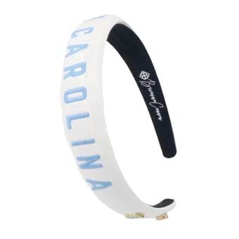 Brianna Cannon North Carolina Tar Heels Thin Embroidered Headband