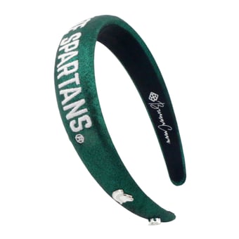 Brianna Cannon Michigan State Spartans Thin Embroidered Headband