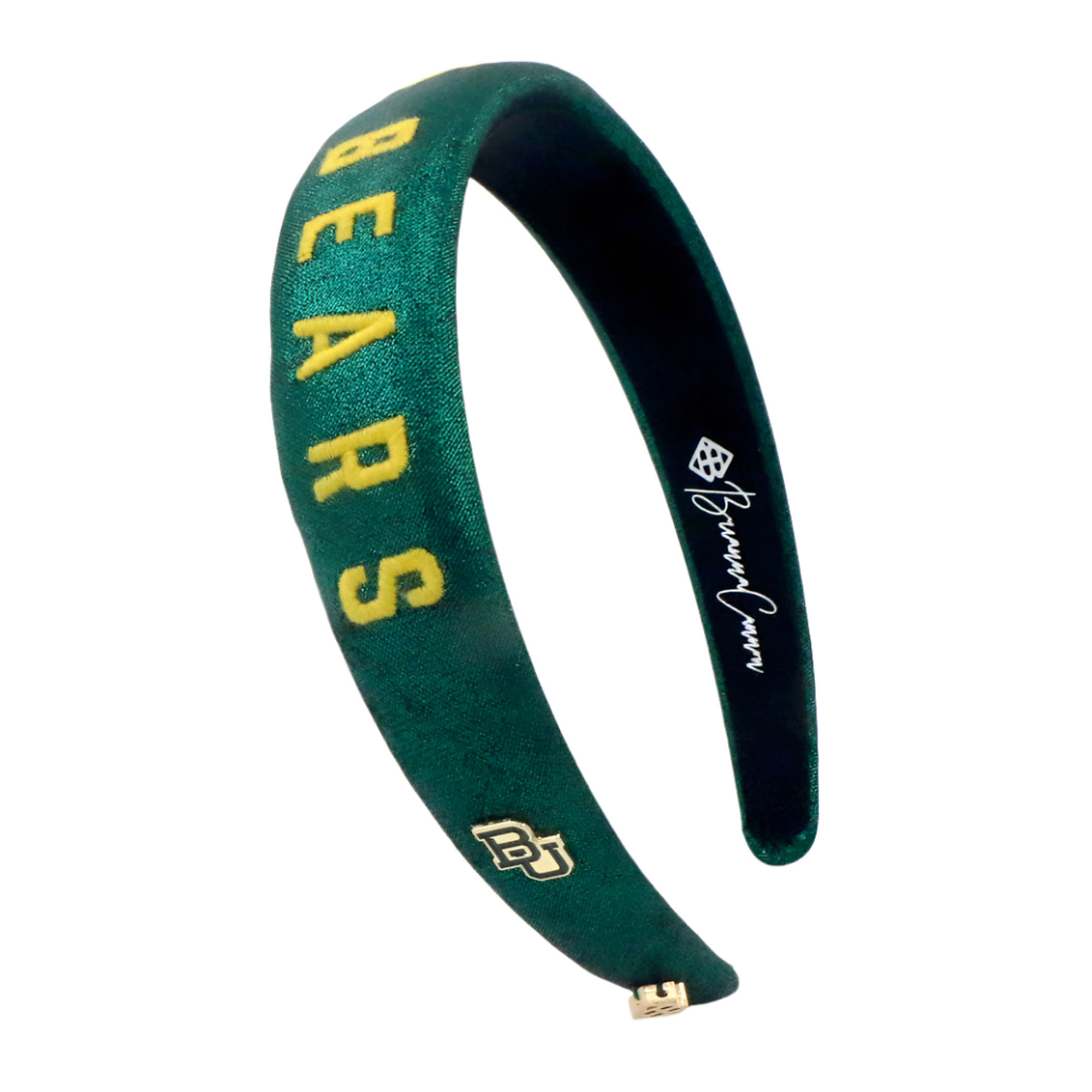 Brianna Cannon Baylor Bears Thin Embroidered Headband