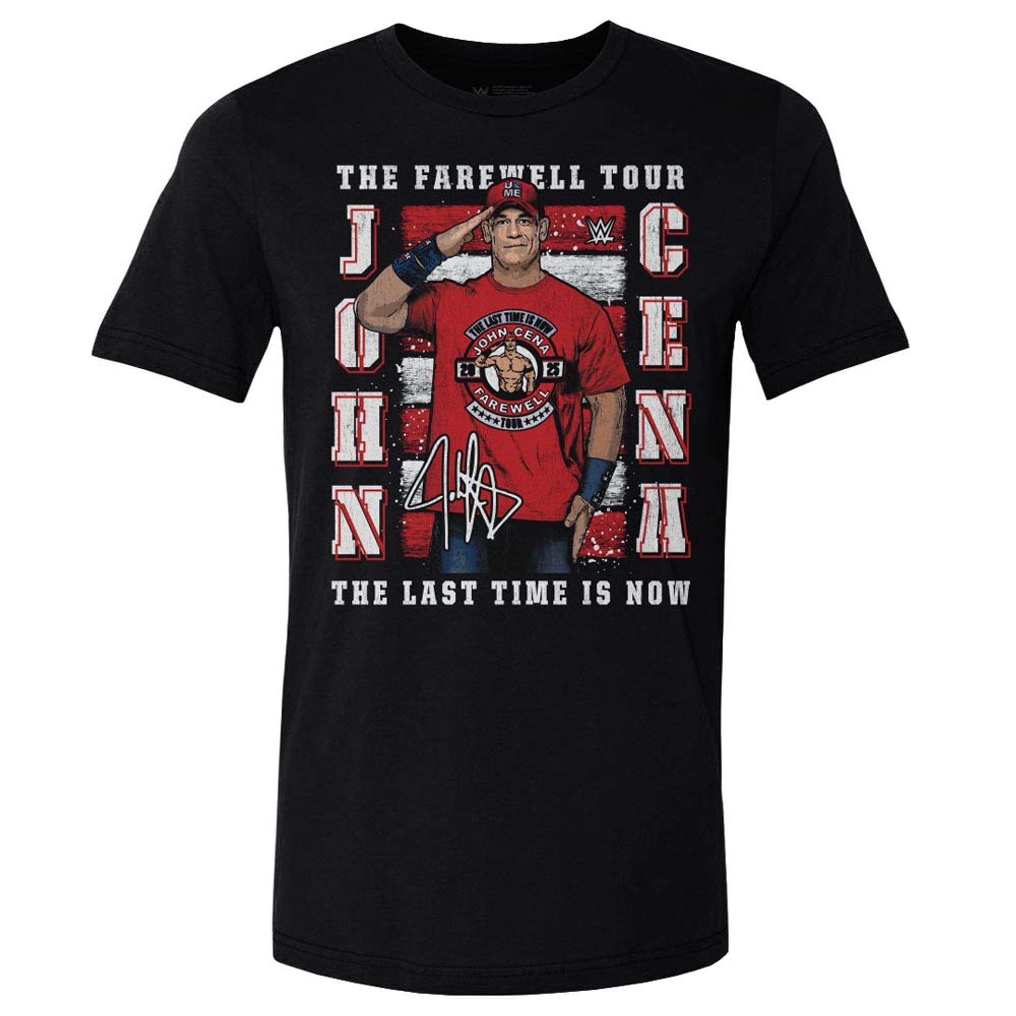 Men's 500 Level Black John Cena Farewell Tour 2025 T-Shirt
