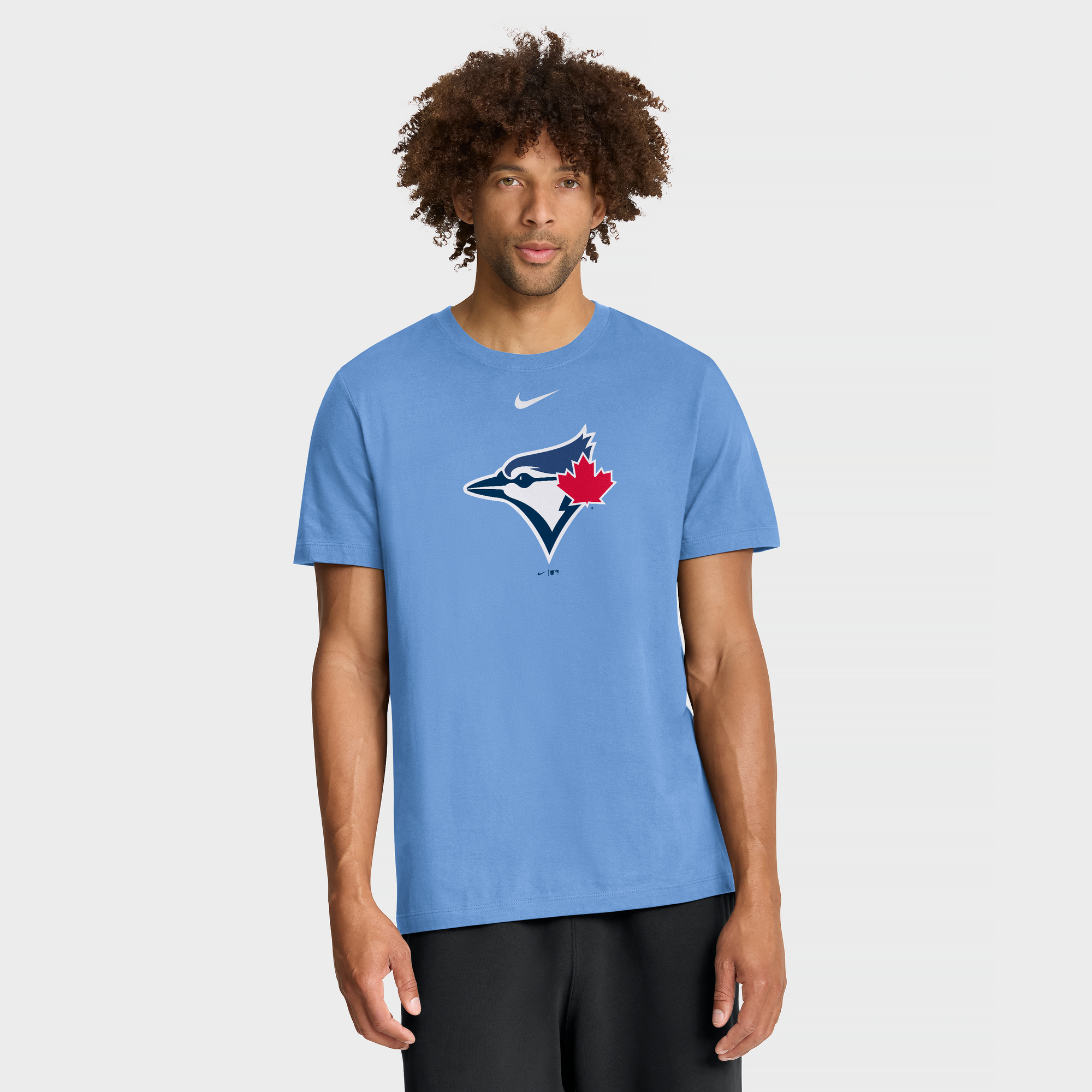 Men's Nike Powder Blue Toronto Blue Jays Large Logo T-Shirt
