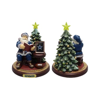 The Memory Company Dallas Cowboys Christmas Story Santa Figurine