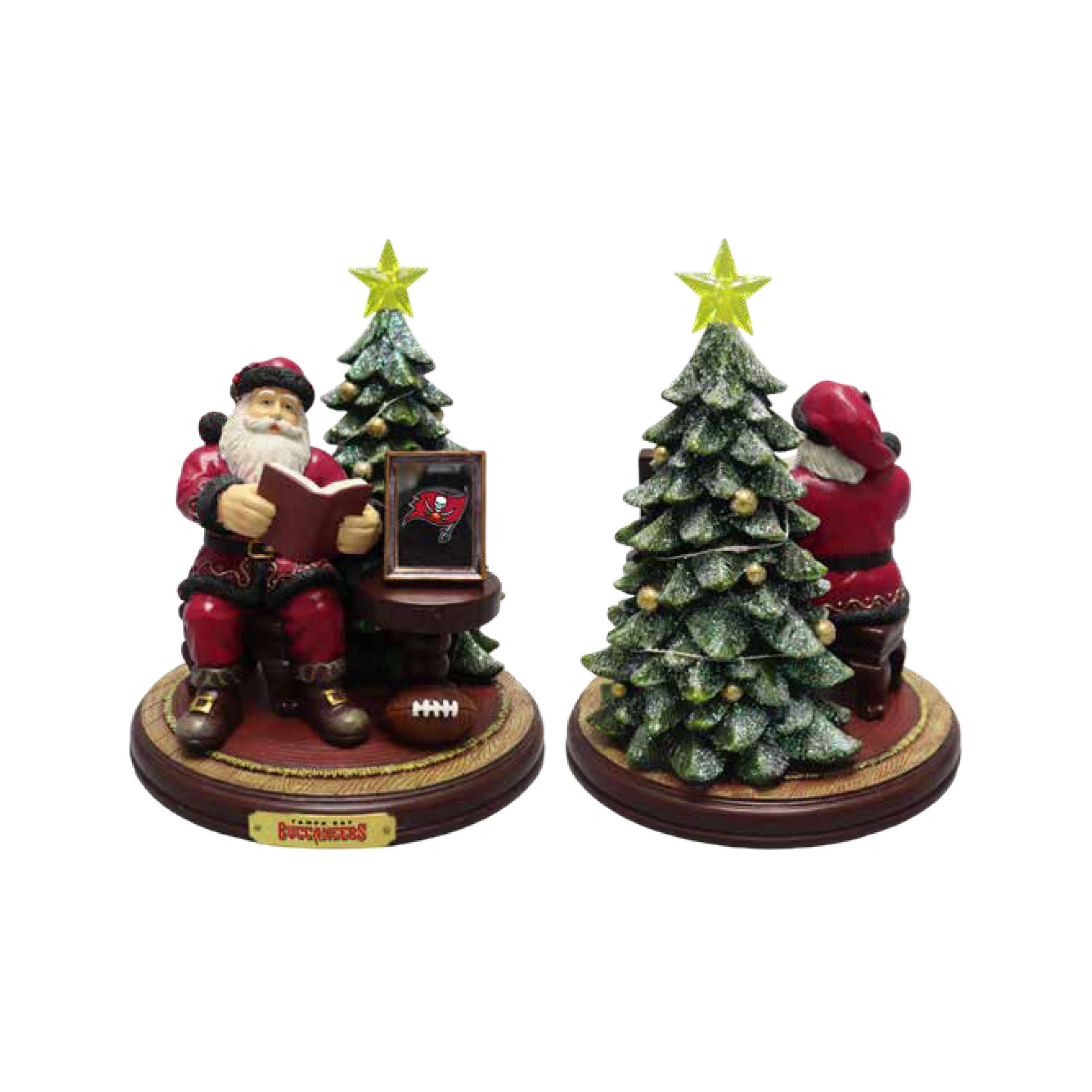 The Memory Company Tampa Bay Buccaneers Christmas Story Santa Figurine