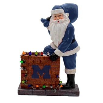 The Memory Company Michigan Wolverines Up On the Roof Top Figurine