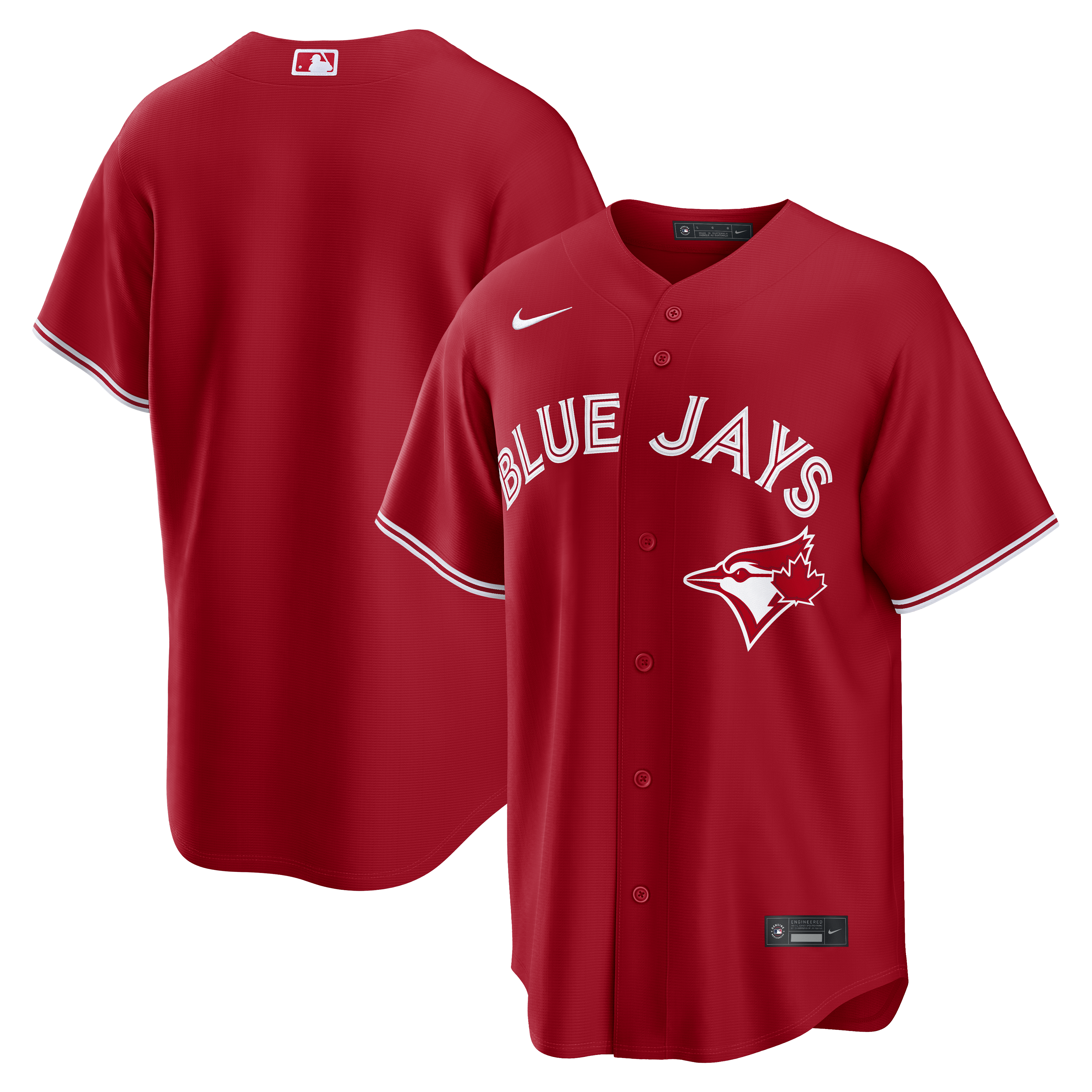 Men's Nike Red Toronto Blue Jays Alternate Replica Jersey