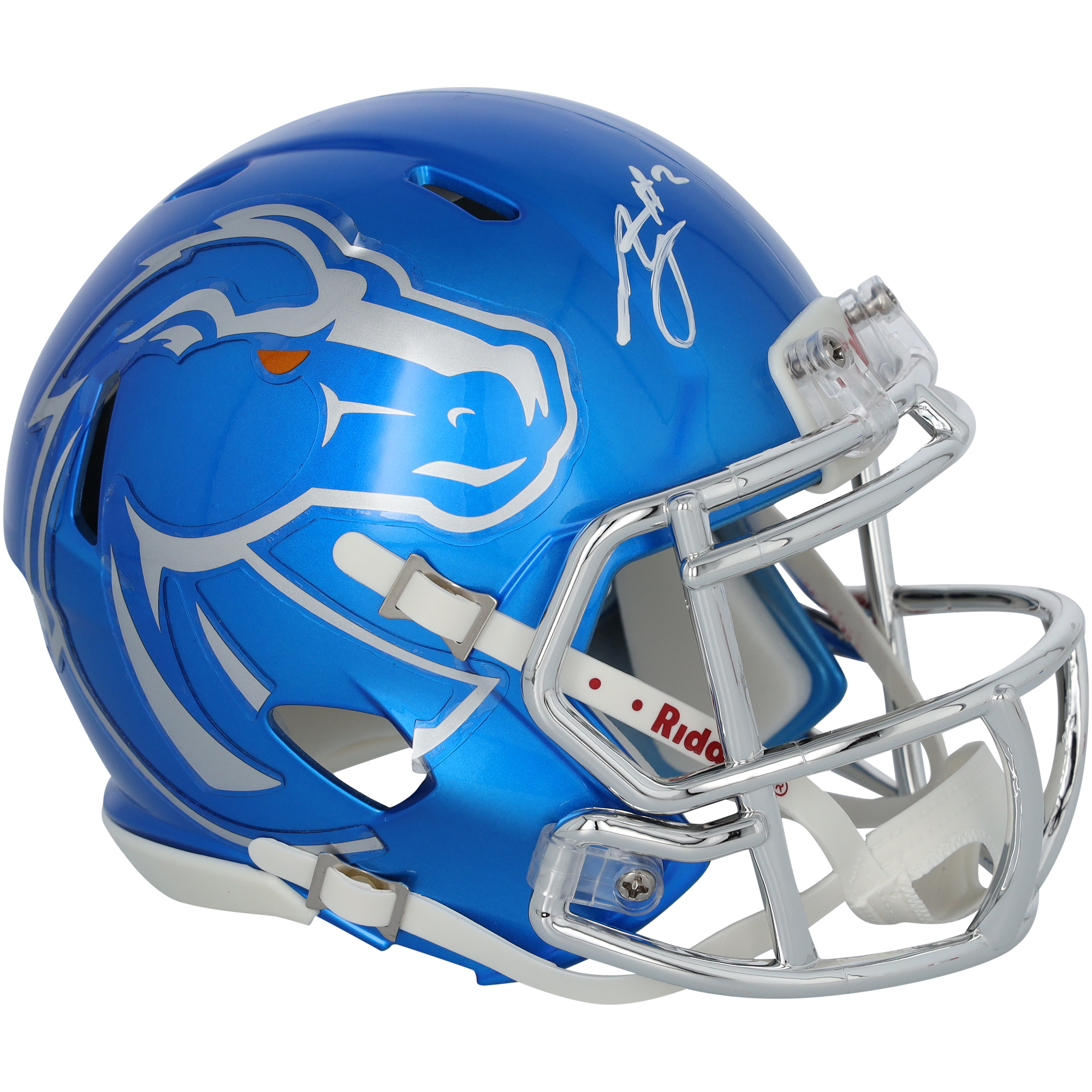Ashton Jeanty Boise State Broncos Autographed Riddell Speed Mini Helmet