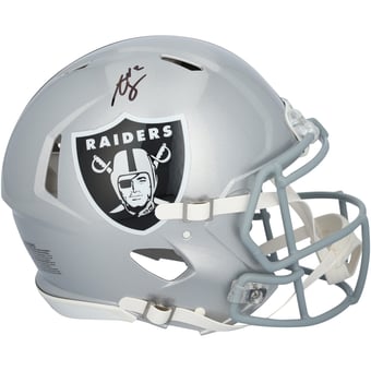Ashton Jeanty Las Vegas Raiders Autographed Riddell Speed Authentic Helmet