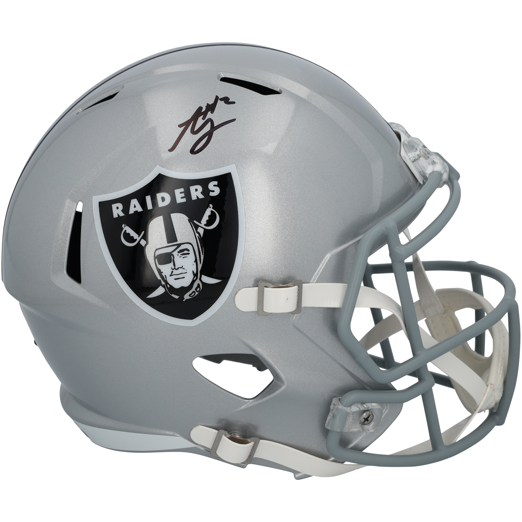 Ashton Jeanty Las Vegas Raiders Autographed Riddell Speed Replica Helmet
