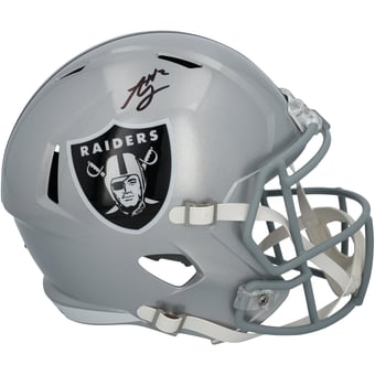 Ashton Jeanty Las Vegas Raiders Autographed Riddell Speed Replica Helmet