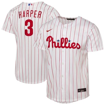 Youth Nike Bryce Harper White Philadelphia Phillies Home Replica Player Jersey
