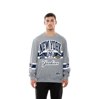 Men's New Era  Gray New York Yankees Sport Classics Sweatshirt