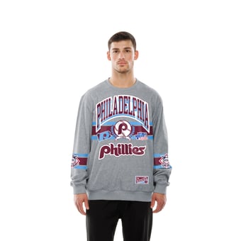 Men's New Era  Gray Philadelphia Phillies Sport Classics Sweatshirt