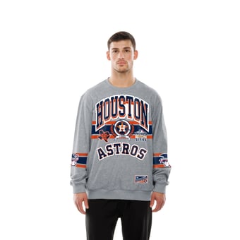 Men's New Era  Gray Houston Astros Sport Classics Sweatshirt