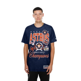 Men's New Era  Navy Houston Astros Mineral Wash T-Shirt