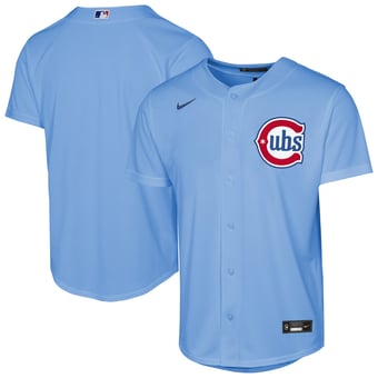 Youth Nike  Light Blue Chicago Cubs Alternate Replica Jersey