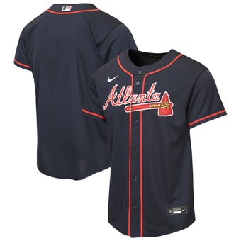 Youth Nike  Navy Atlanta Braves Alternate Replica Jersey