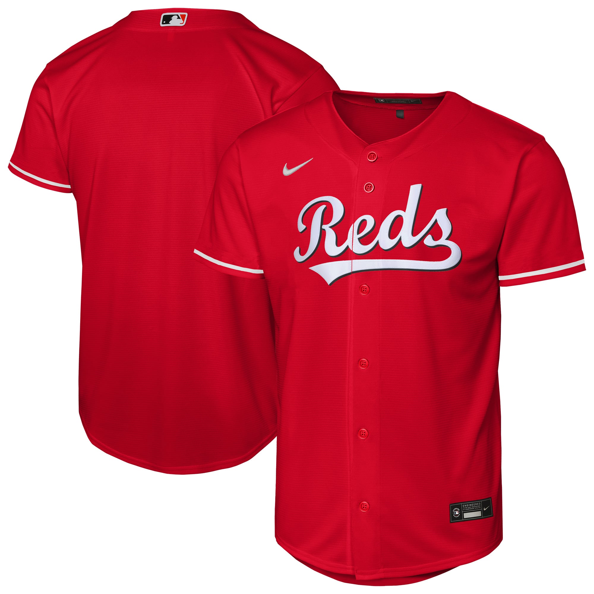 Youth Nike Red Cincinnati Reds Alternate Replica Jersey