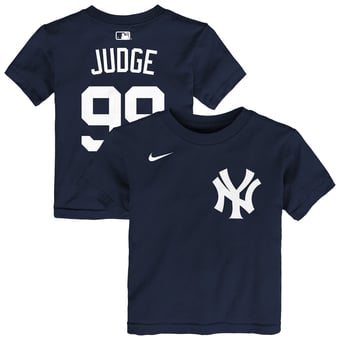 Infant Nike Aaron Judge Navy New York Yankees Name & Number T-Shirt