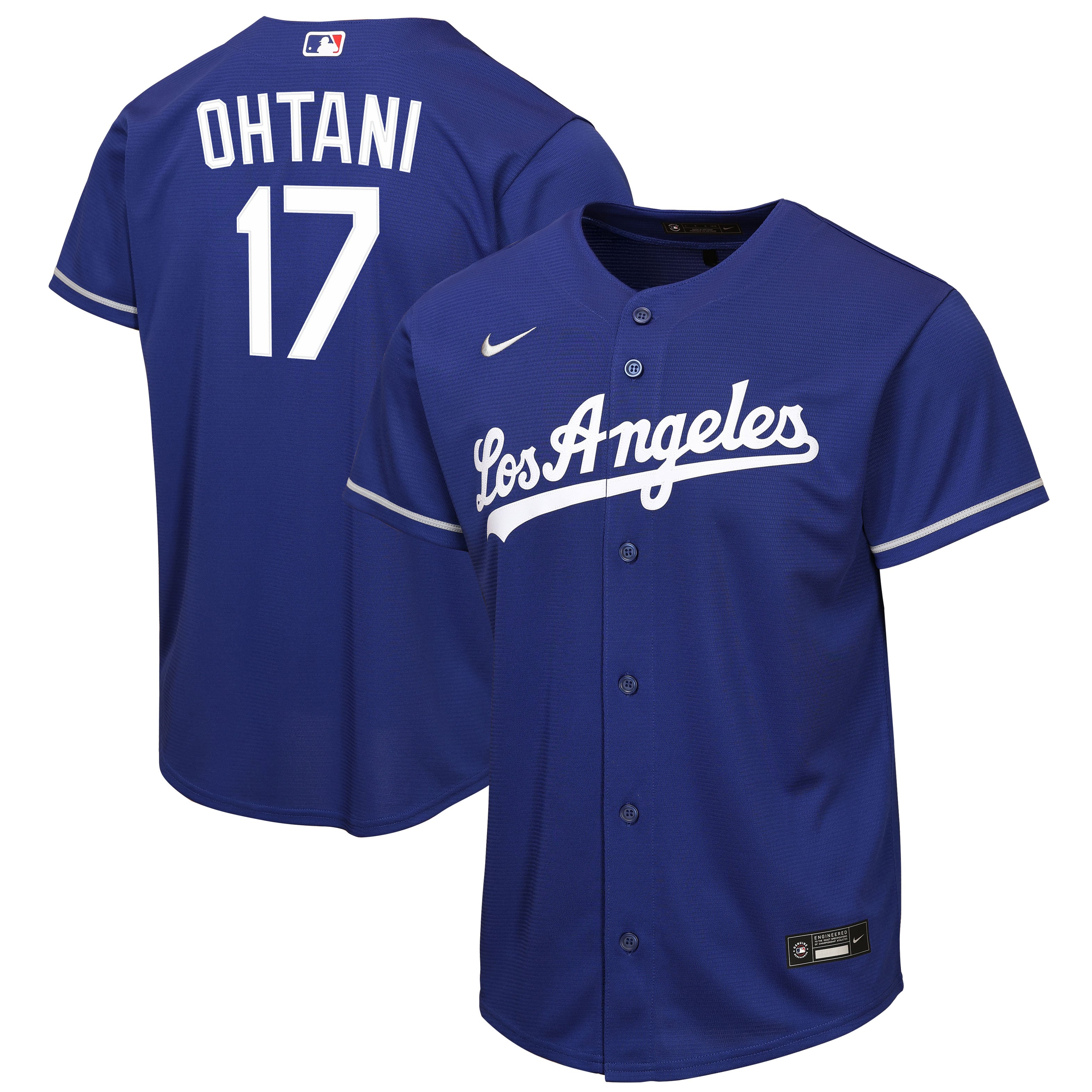 Youth Nike Shohei Ohtani Royal Los Angeles Dodgers Alternate Replica Jersey