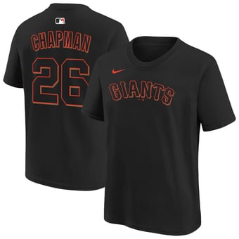 Youth Nike Matt Chapman Black San Francisco Giants Name & Number T-Shirt