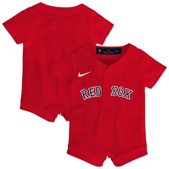 Newborn Nike Red Boston Red Sox Alternate Replica Romper Jersey