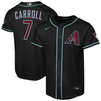 Youth Nike Corbin Carroll Black Arizona Diamondbacks Alternate Stadium Jersey