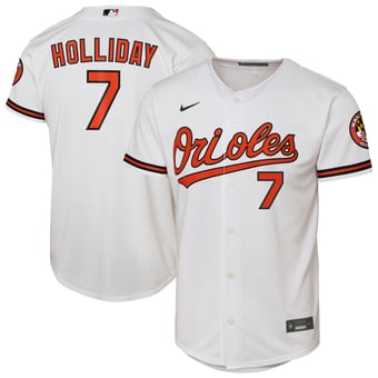 Youth Nike Jackson Holliday White Baltimore Orioles Home Stadium Jersey