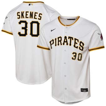 Youth Nike Paul Skenes White Pittsburgh Pirates Home Stadium Jersey