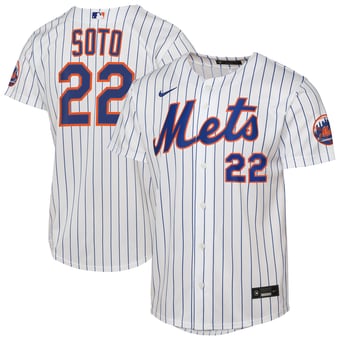 Youth Nike Juan Soto White New York Mets Home Stadium Jersey