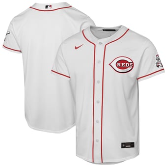 Youth Nike  White Cincinnati Reds Home Stadium Jersey